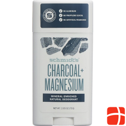 Schmidt's Deo Stick Charcoal + Magnesium 75g