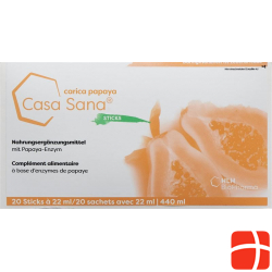 Casa Sana Carica Papaya 20 Stick 22ml