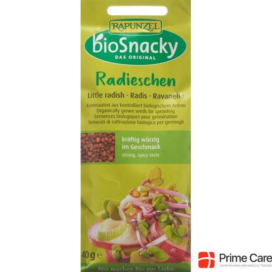 Biosnacky Radieschen Beutel 40g buy online