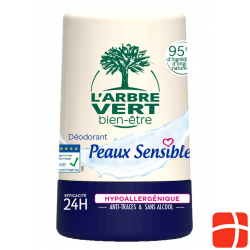 L'Arbre Vert Öko Deo Roll On Empf Haut Fr 50ml