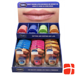 Vaseline Lip Care Display mit 8 Referenzen 40 Stück