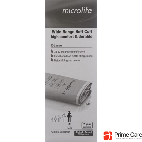 Microlife soft cuff upper arm L-xl 32-52cm buy online