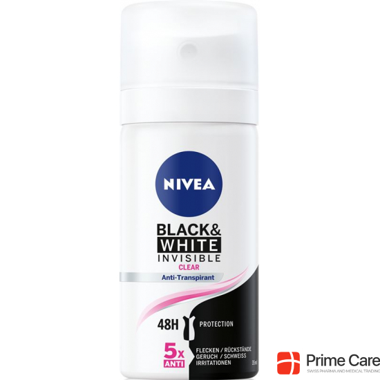 Nivea Deo Invis Black&white Cle (neu) Spray 35ml buy online