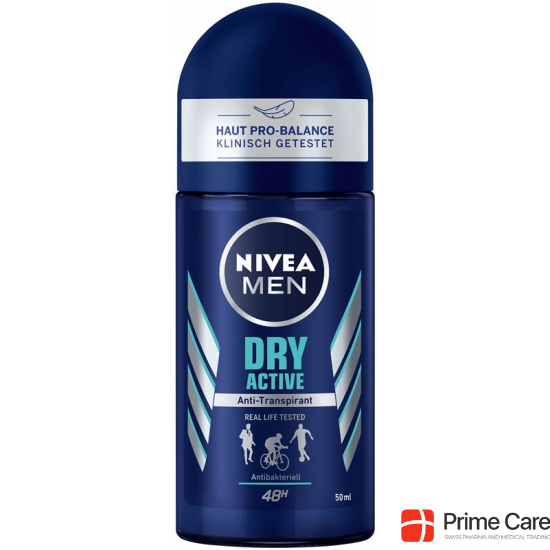 Nivea Male Deo Dry Active (neu) Roll-On 50ml buy online