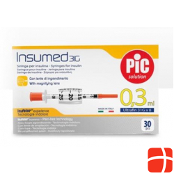 Pic Insumed Spritze Insulin 0.3ml Lu Nadel 30 Stück