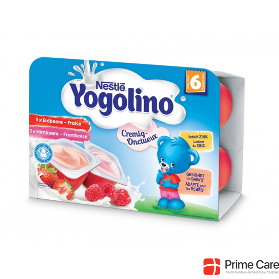 Nestle Yogolino Cremig Erdbeer Himbeer 8m 6x 60g buy online