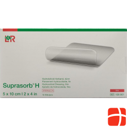 Suprasorb H Duenn 5x10cm 10 Stück