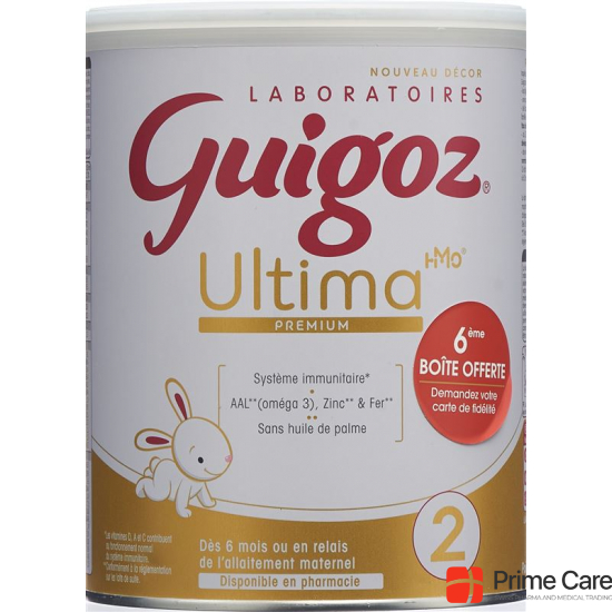 Guigoz Ultima 2 Nach 6 Monaten Dose 800g buy online