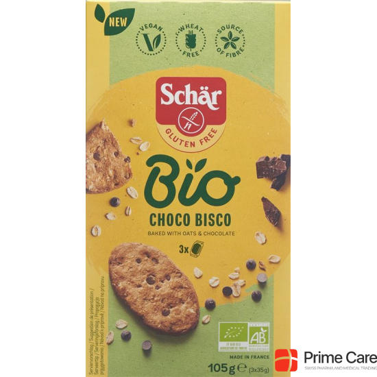 Schär Choco Bisco Glutenfrei Bio 105g buy online