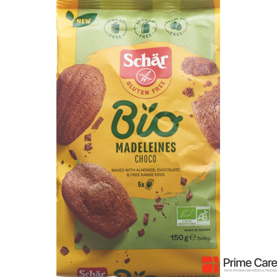 Schär Madeleines Choco Glutenfrei Bio 150g buy online