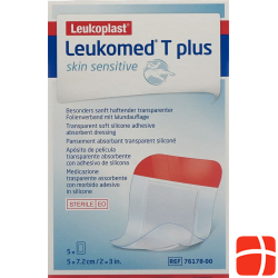 Leukomed T Plus Skin Sensitive 5x7.2cm 5 pieces