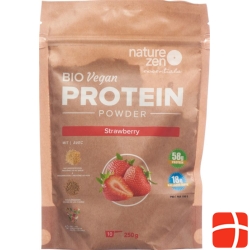 Nature Zen Ess Pfl Bio Proteinplv Erdbeere 250g