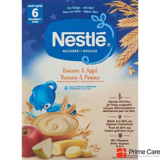 Nestle Baby Cereals Pyjama Banane Apfel 6m 480g buy online