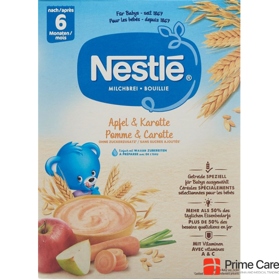 Nestle Baby Cereals Apfel Karotte 8m 480g buy online