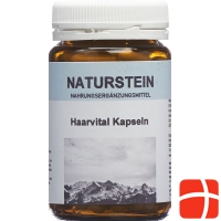 Naturstein Haarvital Kapseln Glasflasche 100 Stück