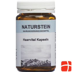 Naturstein Haarvital Kapseln Glasflasche 100 Stück