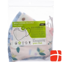 Kanguru Green Atemschutzmaske 1248 Damen 2 Stück
