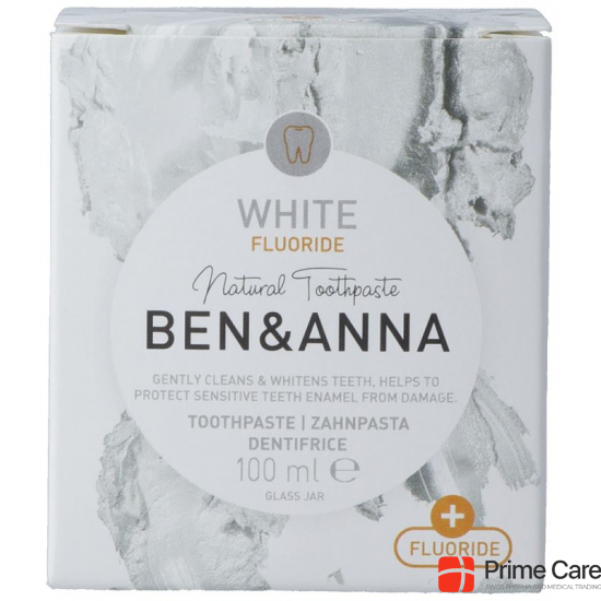 Ben&anna Toothpaste White Fluorid 100ml buy online