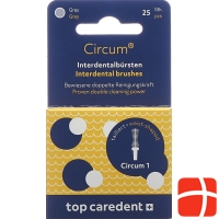 Top Caredent Circum 1 Int Bürsten Grau 25 Stück