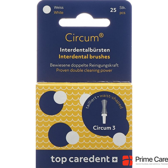 Top Caredent Circum 3 Int Bürsten Grau 25 Stück buy online