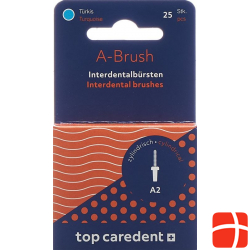 Top Caredent A-brush 2 Idbh-t Türkis 25 Stück