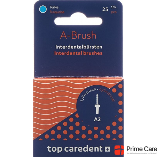 Top Caredent A-brush 2 Idbh-t Türkis 25 Stück buy online