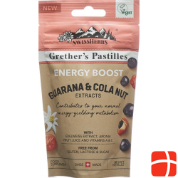 Swissherbs Grether's Energy Boost pastilles without sugar 45g