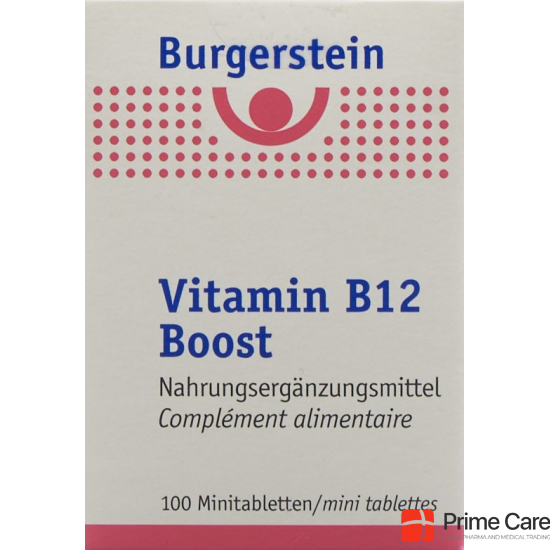 Burgerstein Vitamin B12 Boost Minitabletten 100 pieces buy online