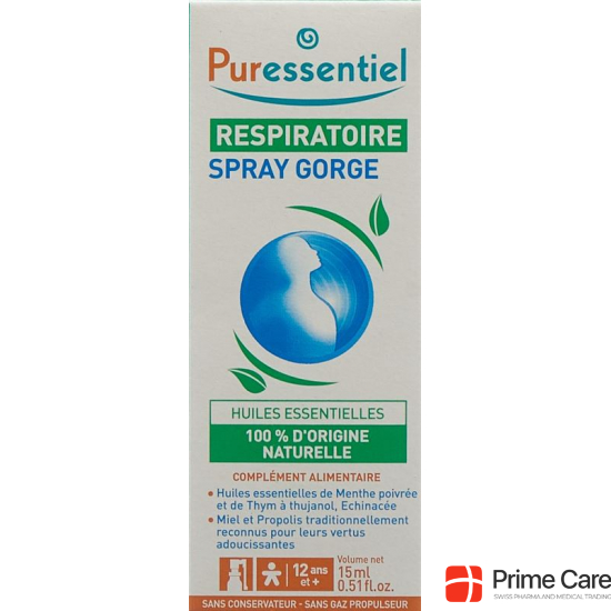 Puressentiel Throat Spray Respiratory Tract 15ml buy online