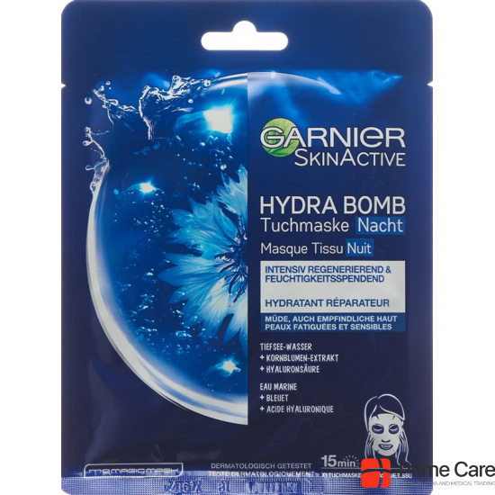 Garnier Skinactive sheet mask Hydra Bomb night buy online