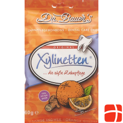 Dr Bauer's Xylinetten Zahnpflege Orange Ingwer 60g