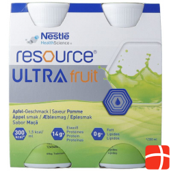 Resource Ultra Fruit Apfel 4 Flasche 200ml