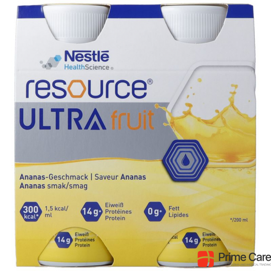 Resource Ultra Fruit Ananas 4 Flasche 200ml buy online