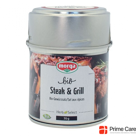 Morga Gewürz Steak & Grill Bio Dose 70g buy online