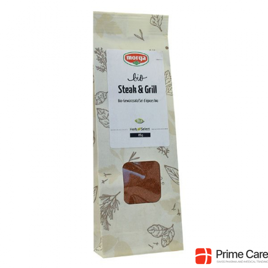 Morga Gewürz Steak & Grill Bio Nfb 85g buy online