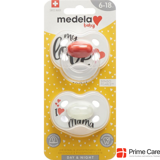 Medela Baby Dummy Day & Night 6-18 2 pieces buy online