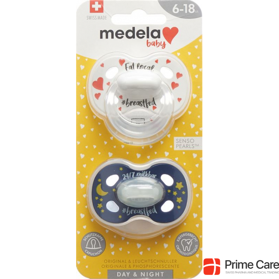 Medela Baby Dummy Day & Night 6-18 Unisex 2 pieces buy online