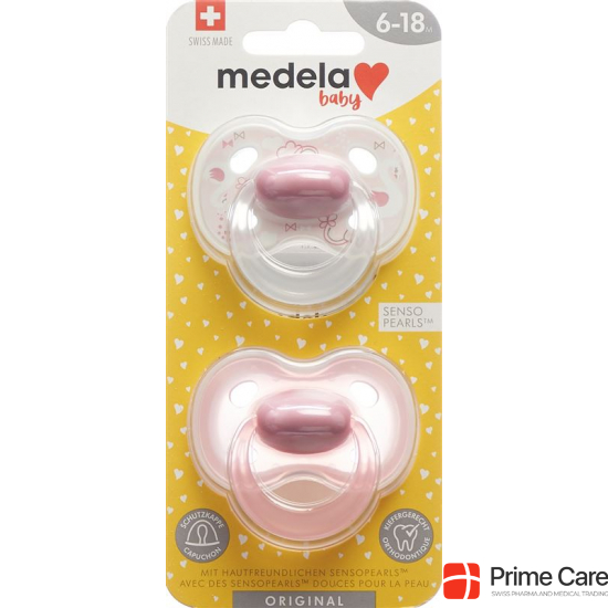 Medela Baby Dummy Original 6-18 Girl 2 pieces buy online