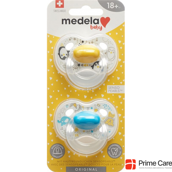 Medela Baby Dummy Original 18+ Unisex 2 pieces buy online