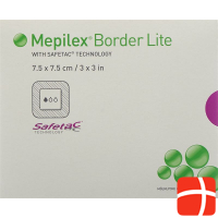 Mepilex (pi-aps) Bor Lit Silikon 7.5x7.5cm 5 Stück