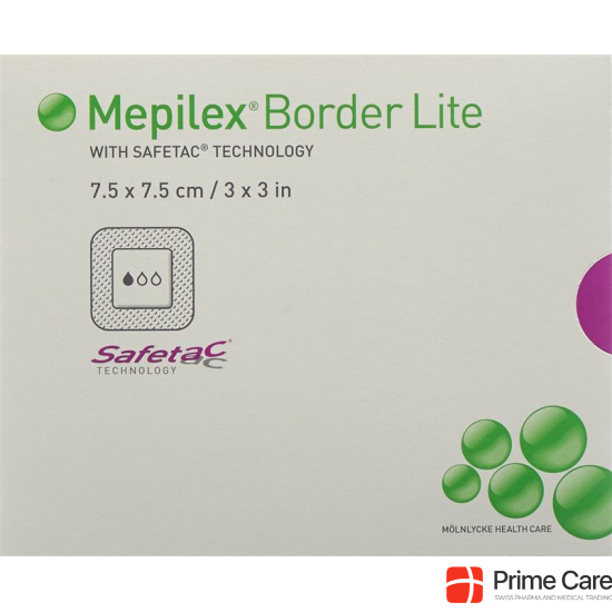 Mepilex (pi-aps) Bor Lit Silikon 7.5x7.5cm 5 Stück buy online