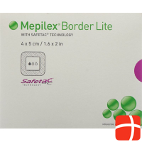 Mepilex (pi-aps) Bor Lit Silikon 4x5cm 10 Stück