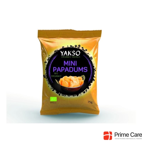 Yakso Mini Papadums Beutel 75g buy online