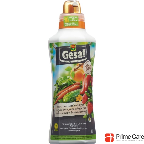 Gesal Obst- und Gemüsedünger Bio Flasche 1L buy online