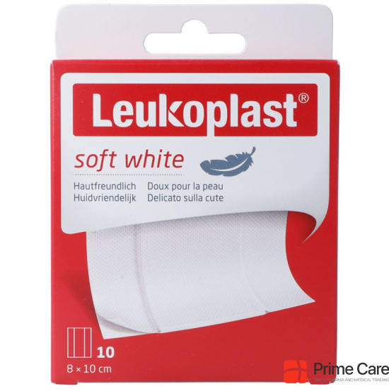 Leukoplast Soft White 8x10cm 10 pieces buy online