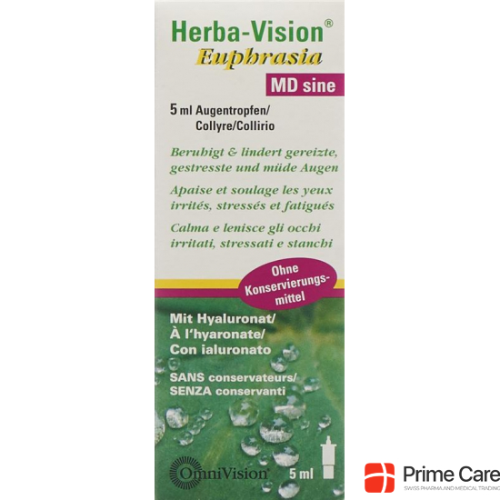 Herba Vision Euphrasia Md Sine Augentropfen 5ml buy online