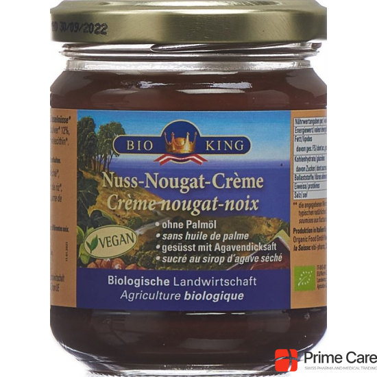 Bioking Nuss Nougat Creme Bio Glas 200g buy online