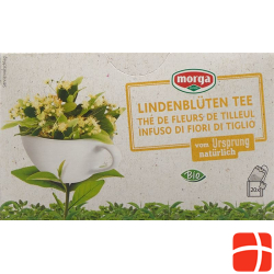 Morga Lindenblüten Tee mit Hülle Bio 20 Stück