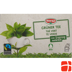 Morga Grüner Tee mit Hülle Bio Fairtr Knos 20 Stück
