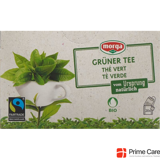 Morga Grüner Tee mit Hülle Bio Fairtr Knos 20 Stück buy online